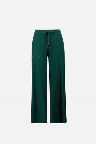 Sequin Knit Drawstring Culotte
