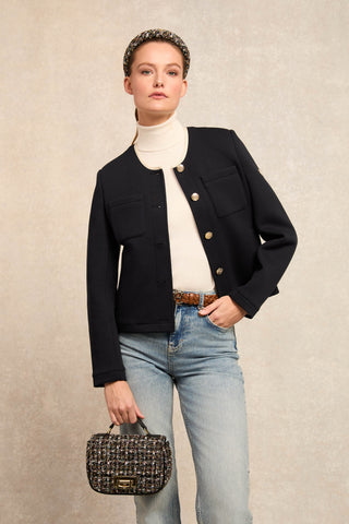 Chloe Jersey Jacket Ink Navy