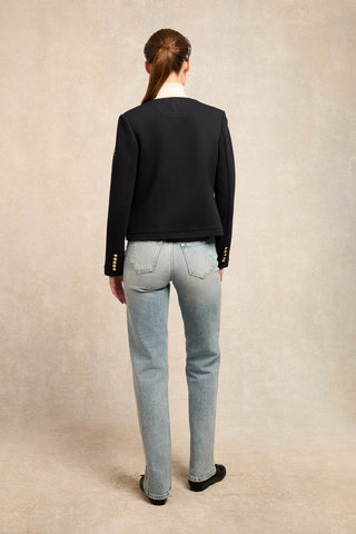 Chloe Jersey Jacket Ink Navy