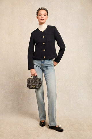Chloe Jersey Jacket Ink Navy