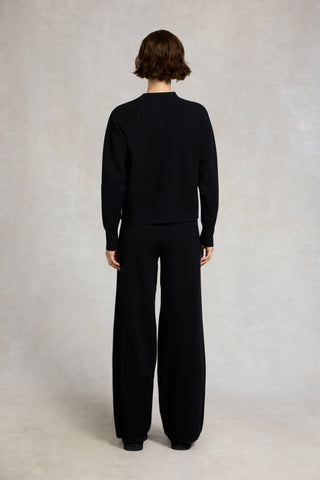 Maria Crew Neck Knit Black