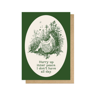 Inner Peace Greetings Card