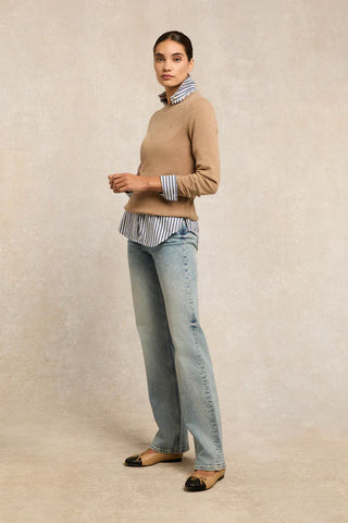 Sarah Crew Neck Knit Natural