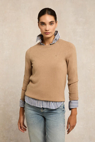 Sarah Crew Neck Knit Natural