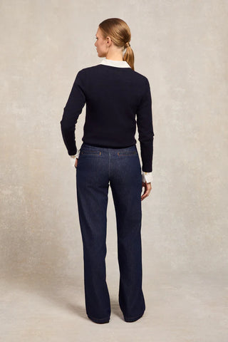 Sarah Crew Neck Knit Ink Navy