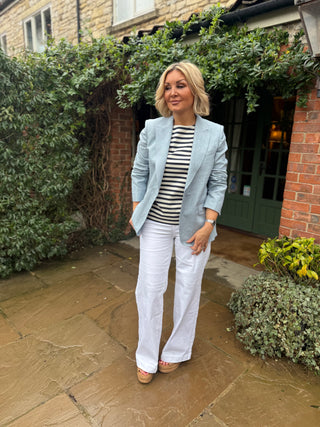 BLAZER IN LIGHT BLUE