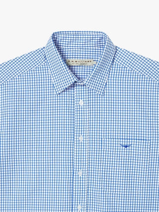 Collins Shirt - White Blue