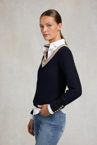 Zoe Knit Ink Navy