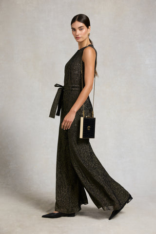 Nicole Jumpsuit Gold Sparkle