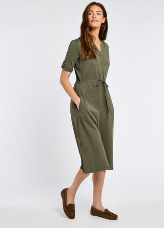 Hanlon Dress in Kelp