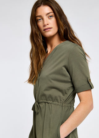 Hanlon Dress in Kelp