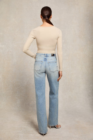 Supersoft Long Sleeve Top Beige