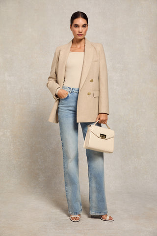 Supersoft Long Sleeve Top Beige