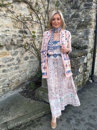 DESERT LOOM SILK DRESS