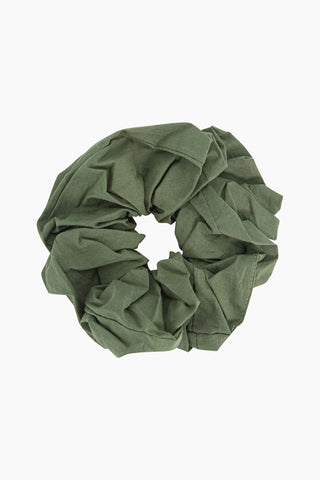 Dakota Large Hair Scrunchie - Khaki