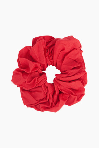 Dakota Large Hair Scrunchie - Red