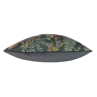 Forest Fox Repeat Cushion Grey: Grey / Polyester Filled / 43 x 43cm