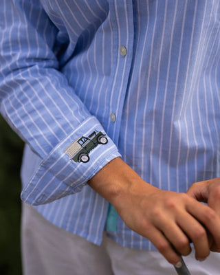 Ladies Thick Stripe Oxford Shirt