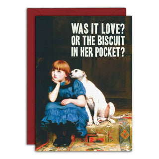 Biscuit Card by Artijoke  - Dog Card - Funny Card