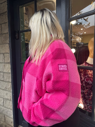 Horizon Layer Up Full Snap Sunrise Pink