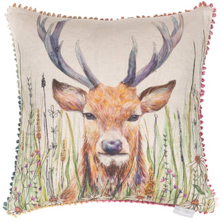 Oscar Printed Cushion Linen: Linen / Feather Rich Filled / 50 x 50cm