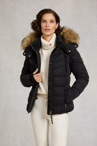 Whistler Puffer Jacket Deep Black Natural