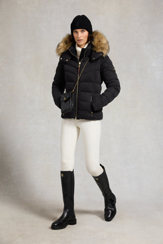 Whistler Puffer Jacket Deep Black Natural