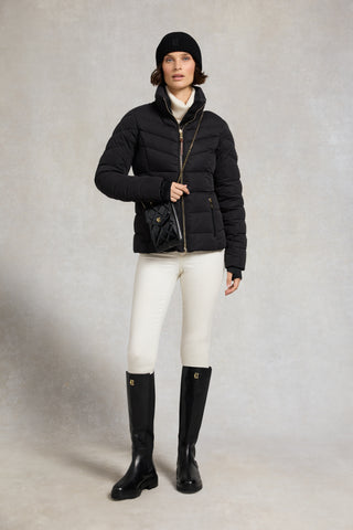 Whistler Puffer Jacket Deep Black Natural