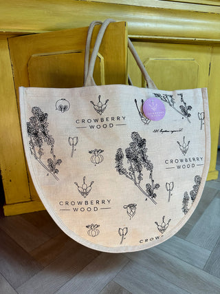 Crowberry Jute Tote