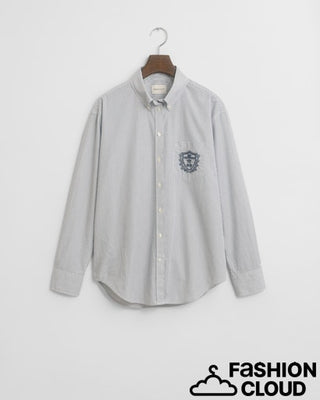 Relaxed Fit Classic Poplin Graphic Shirt