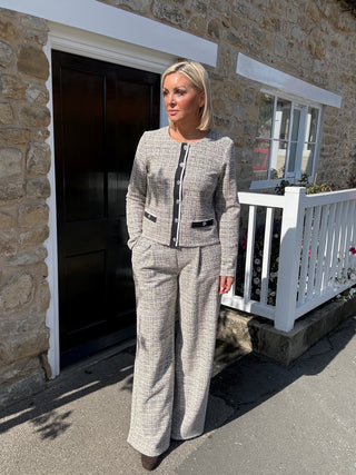 Plaid Boucle Jacket