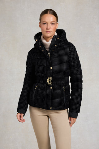Arosa Jacket Black Mini Flock