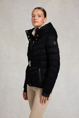Arosa Jacket Black Mini Flock