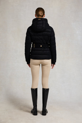 Arosa Jacket Black Mini Flock