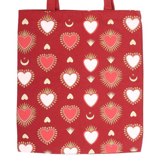 Sacred Heart Print Valentine's Day Tote Bag
