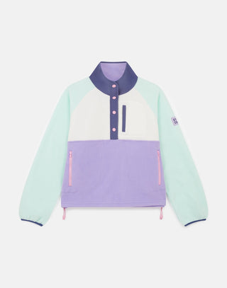 Snap Polar Fleece in Lilac