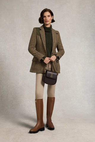 TORI ROLL NECK KNIT - FOREST GREEN