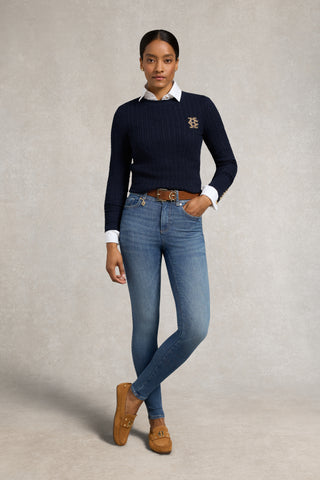 Contour Skinny Jean Aged Indigo