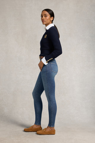 Contour Skinny Jean Aged Indigo