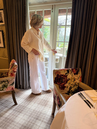 PANETTO SHIRT IN LIGHT YELLOW STRIPE