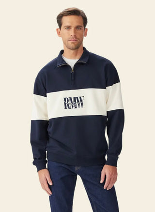Heritage 1/4 Zip Sweatshirt - Navy