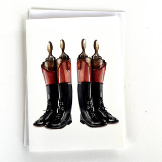 Riding Boots - Greeting Card