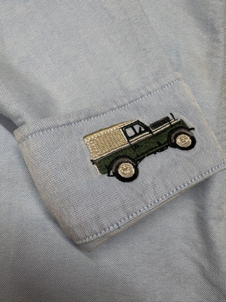 Men's Blue Oxford Shirt - Land Rover