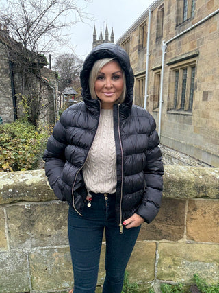 Harrow Padded Jacket Deep Black