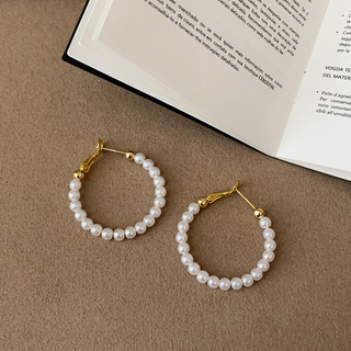 Classic Pearl Inspired Hoop
