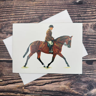 Extended Trot - A6 Greetings Card: Extended Trot
