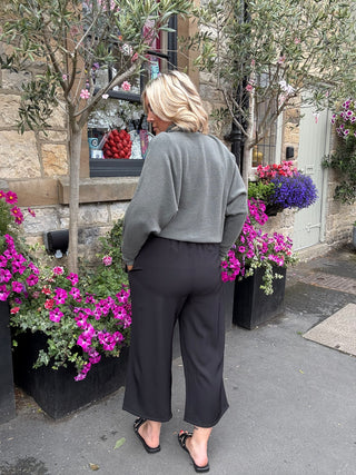 Yamela Pleat Front Drape Cullottes