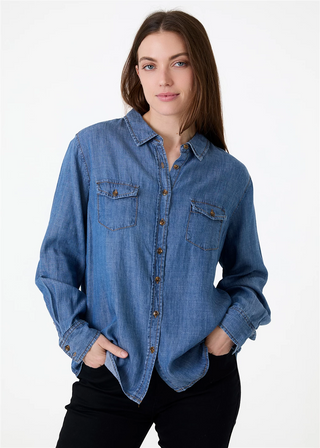 Patch Pocket Denim Shirt