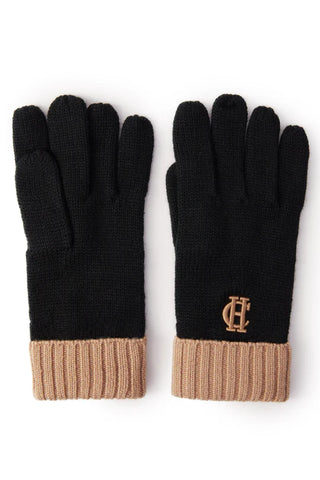Chelsea Knitted Gloves Black