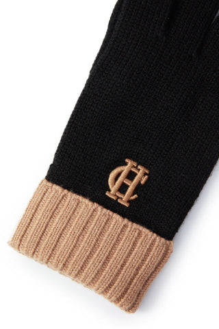 Chelsea Knitted Gloves Black